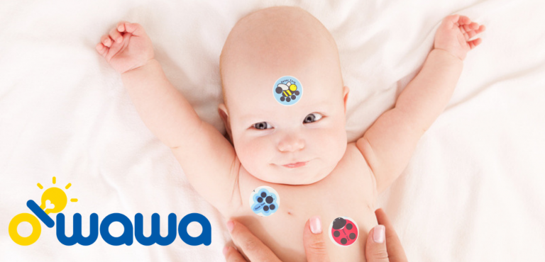 Termómetro para bebés: Sticker Owawa