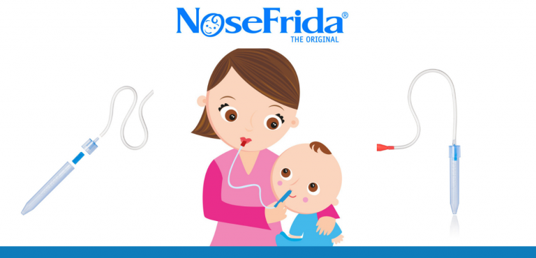 Cómo sacarle los mocos a un bebé con el aspirador nasal  NoseFrida