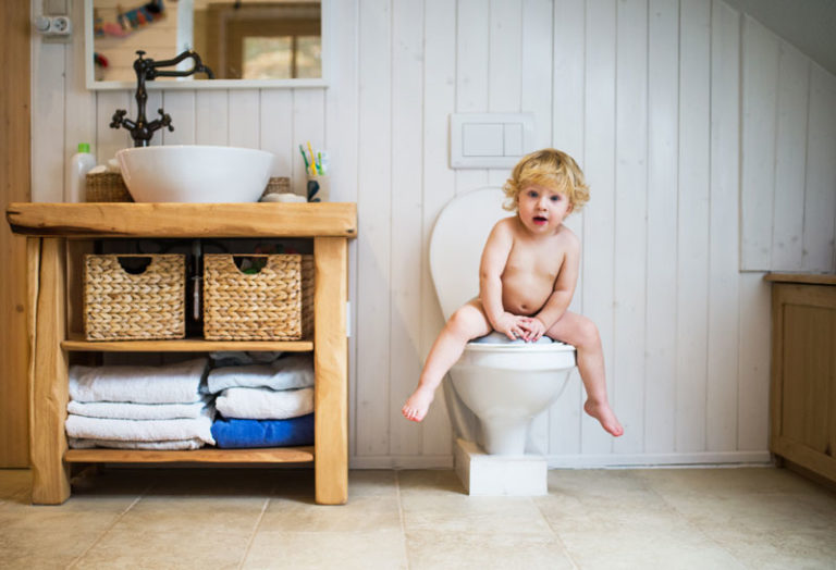 Las bendiciones del adaptador de baño para niños