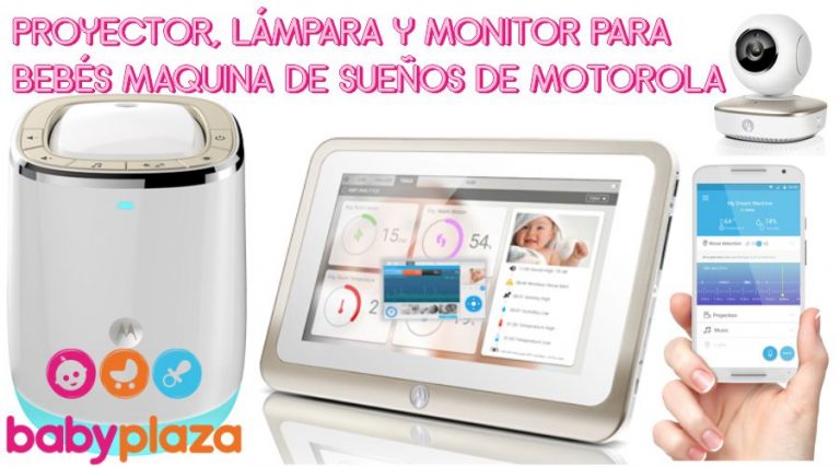 Proyector, lámpara y monitor para bebés Máquina de Sueños de Motorola