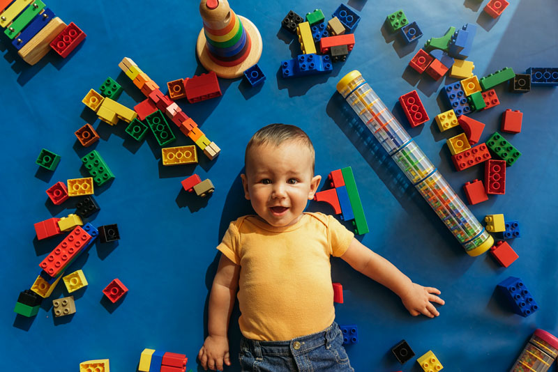 Juegos para bebés de 1 año CON Cartón, Motricidad  Fina,Concentración,Colores